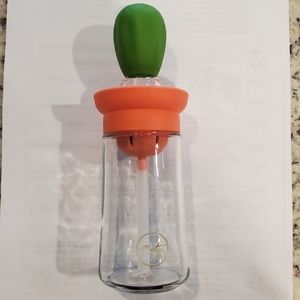 6oz oil dispenser with silicone brush dropper